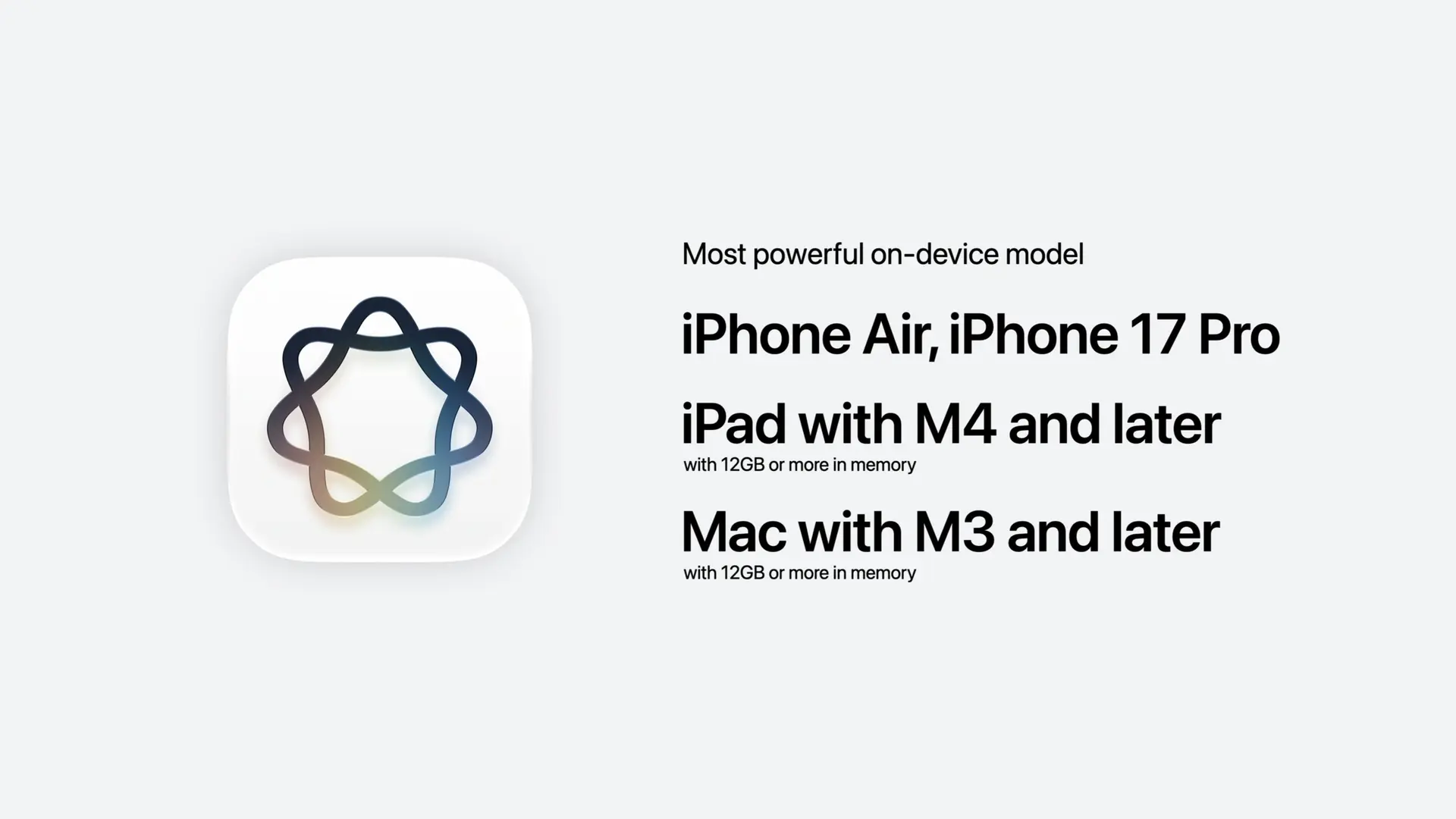 Apple Intelligence 対応デバイス